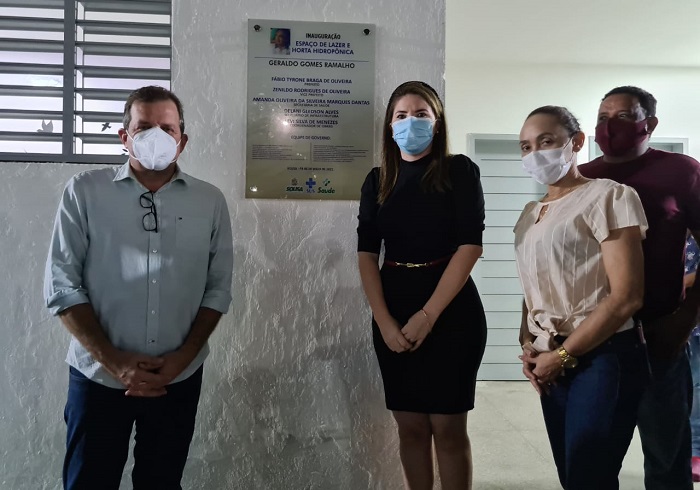 Prefeitura de Sousa inaugura Horta hidropônica no CAPS no Caps Tozinho Gadelha 